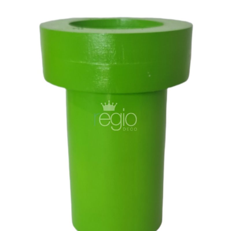 Tubo verde tipo cañería