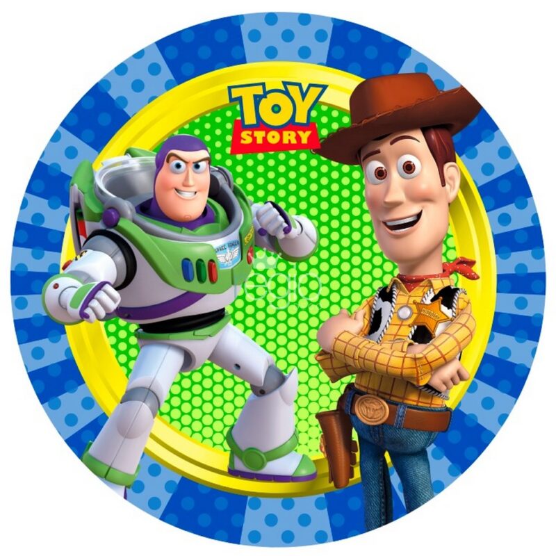 Impr. en tela sublimada Toy story,1.50 de diámetro
