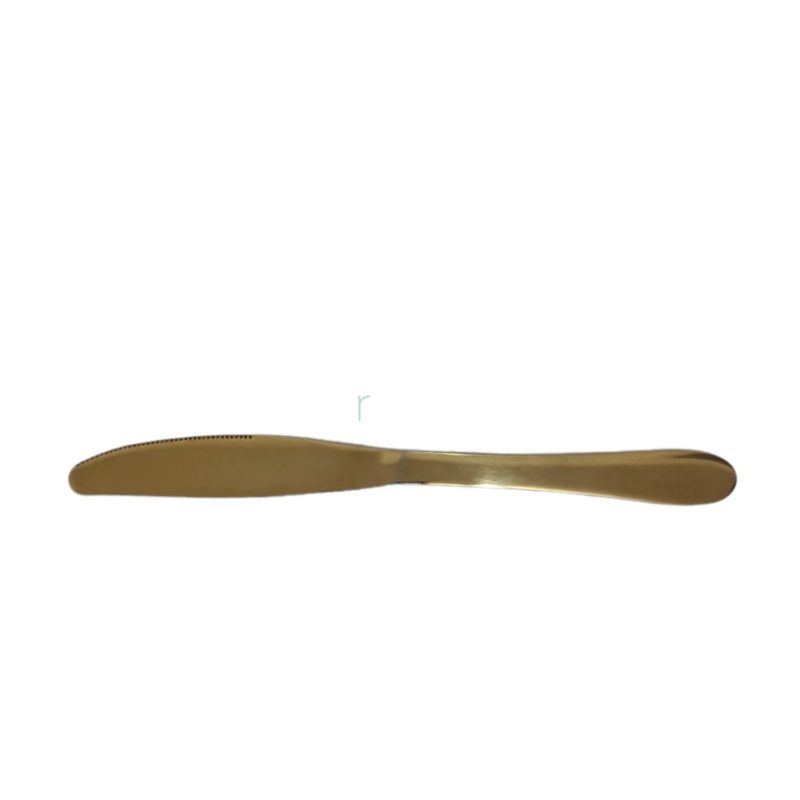 Cuchillos plato principal dorado