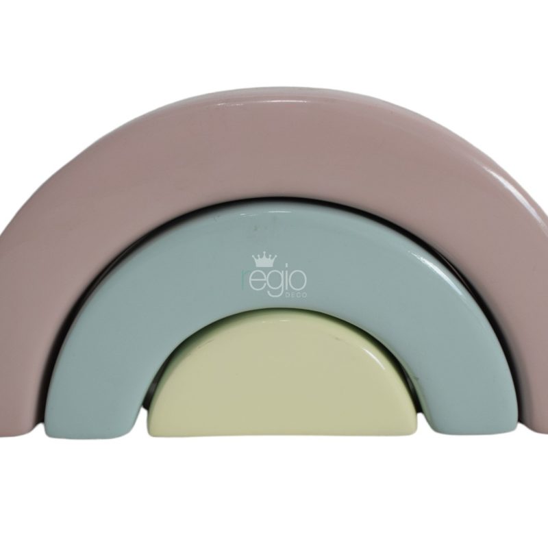 Arco iris de porcelana
