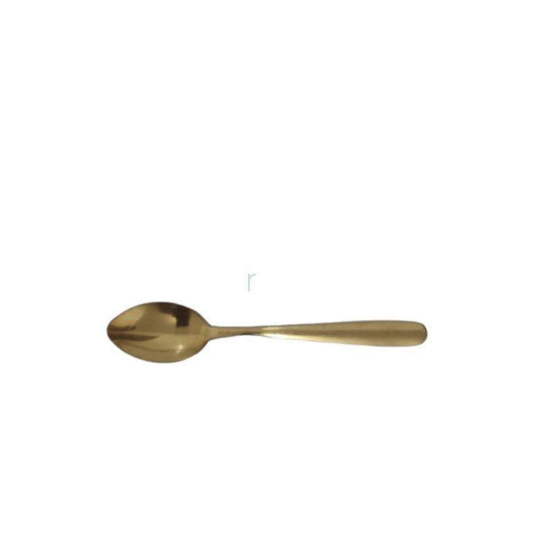 Cucharitas para torta/postre dorado