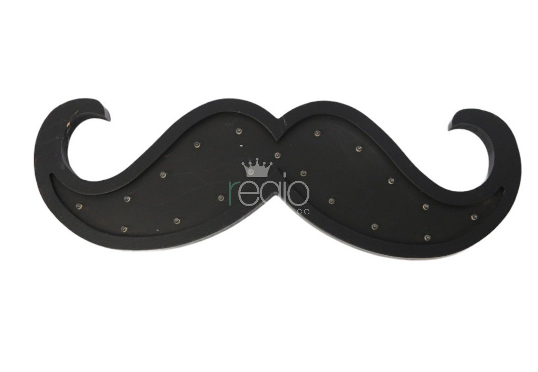 Bigote negro Led