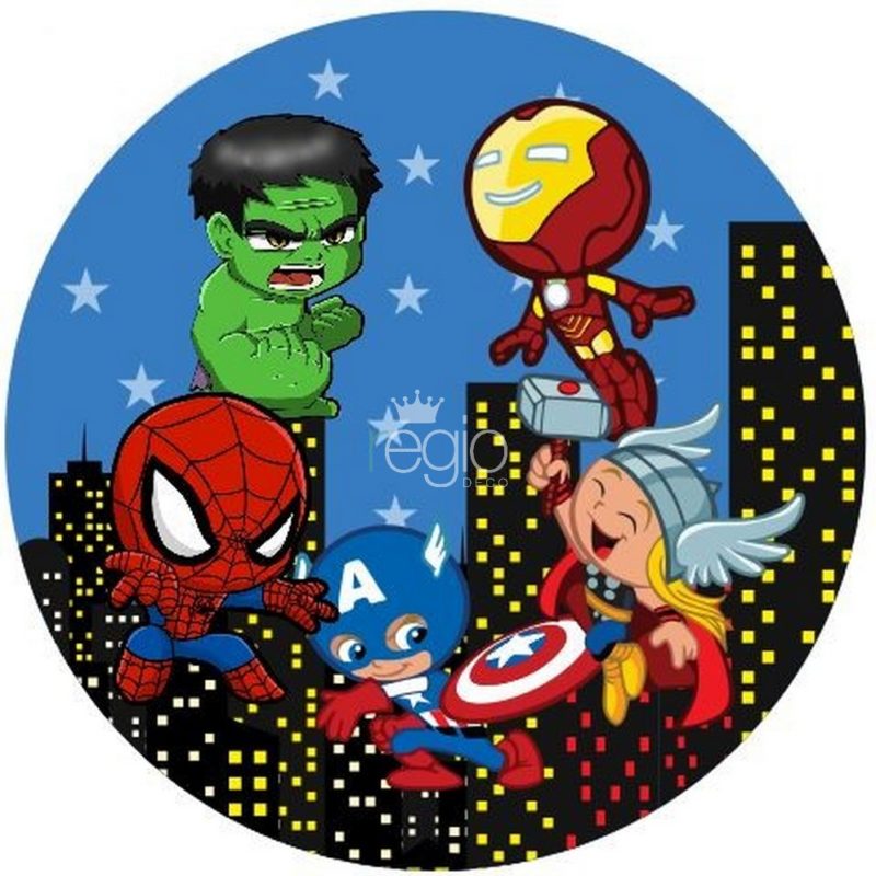 Impr. en tela sublimada Avengers baby, 1.50 de diámetro