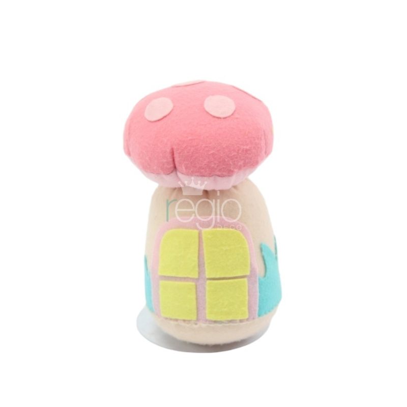 Hongo en fieltro rosa P