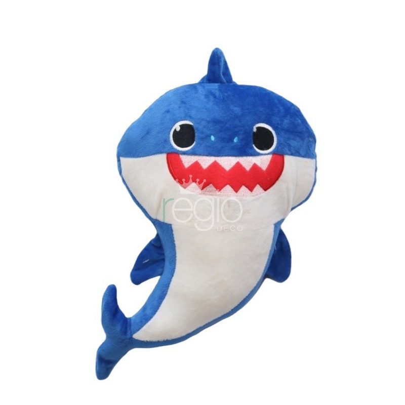 Personaje de peluche azul Baby shark