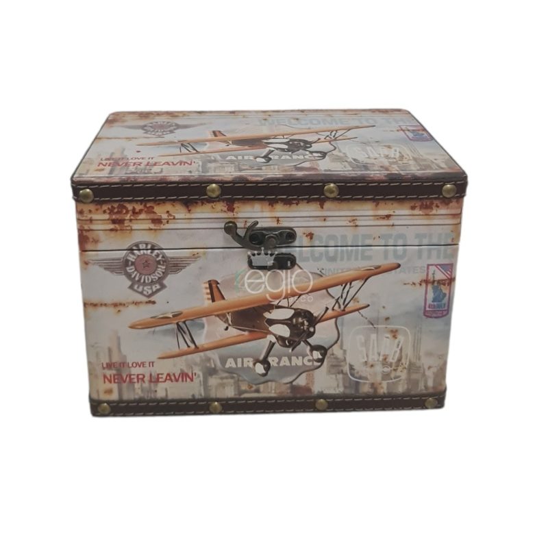 Caja decorativa Aviador