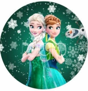 Impr. en tela sublimada Frozen Fever 2.10 de diámetro