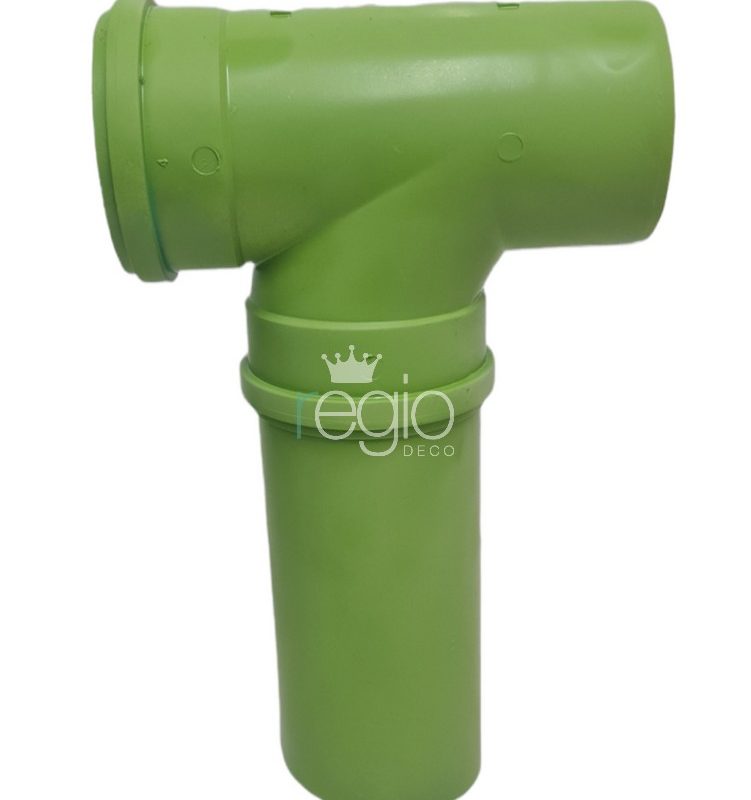 Tubo verde tipo cañería