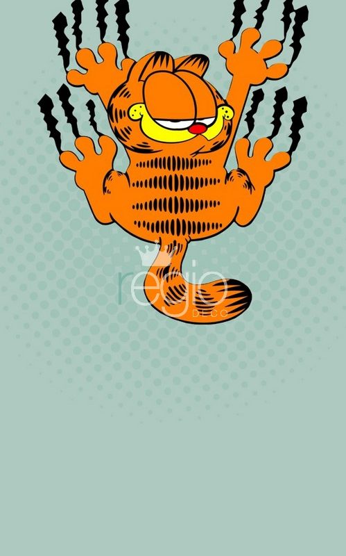 Impr. en tela sublimada Garfield lateral 1.10 x 2.30