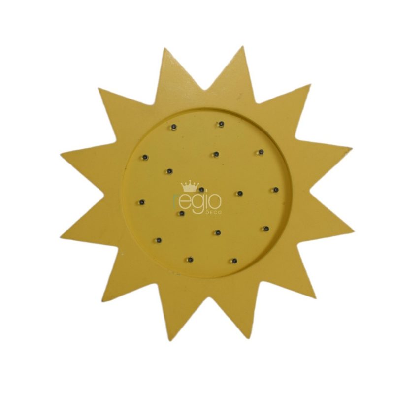 Sol led de madera