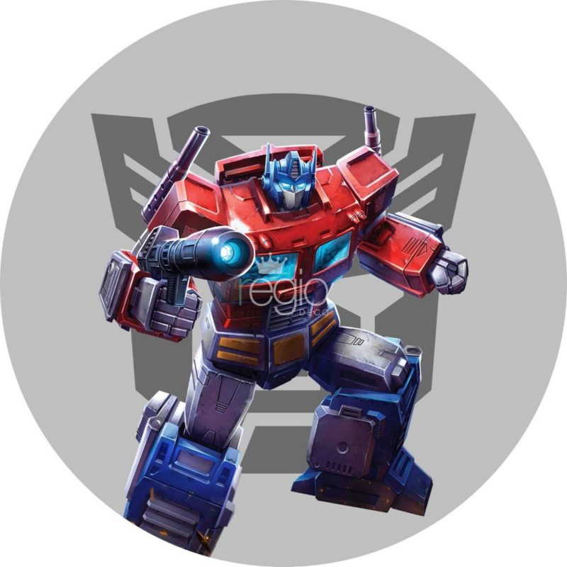 Impr. en tela sublimada Transformers,1.50 de diámetro