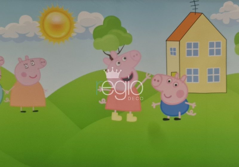 Impresión en tela sublimada Peppa Pig 6 x 3
