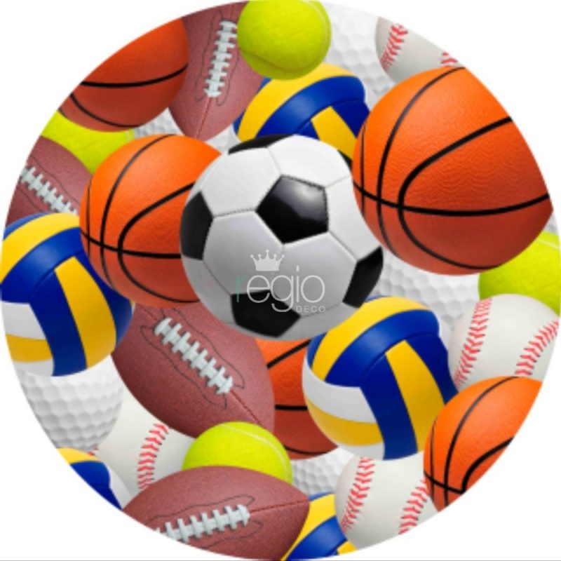 Impr. en tela sublimada Varios Deportes, 1.60 de diámetro