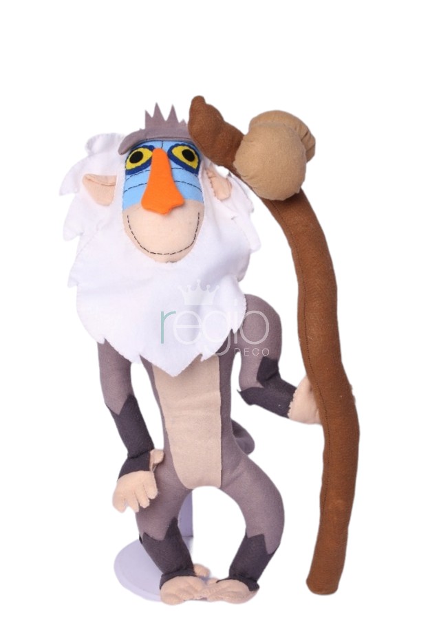 Personaje en fieltro Rafiki-Rey León